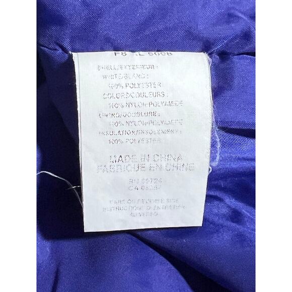 Vtg Columbia Pullover Anorak Jacket Women’s XL Blue/Purple Colorblock Y2K - Picture 11 of 12